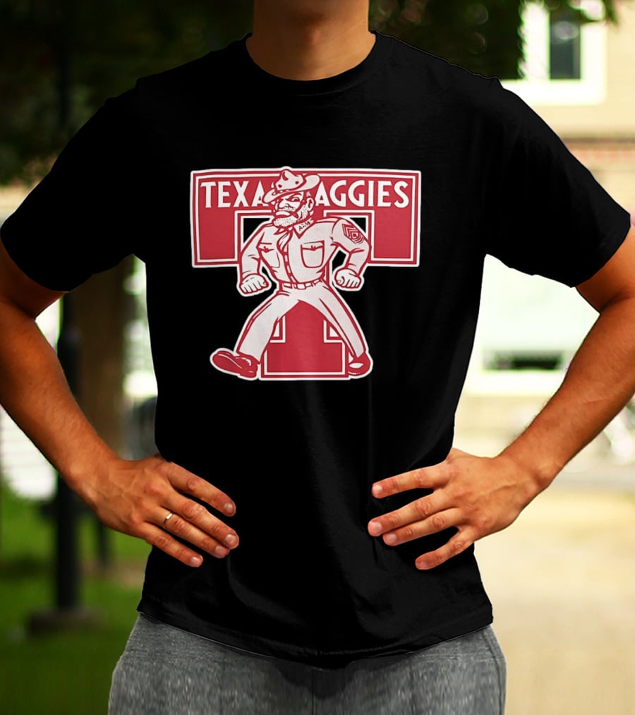 Texas Aggies Reveille Station Old Sarge AMT T-Shirt