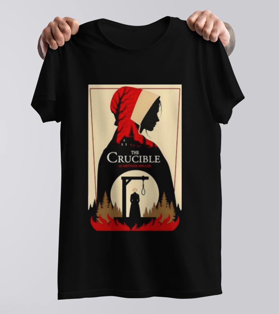 The Crucible By Arthur Miller Salem Witch Trials Hanging Scene T-Shirt