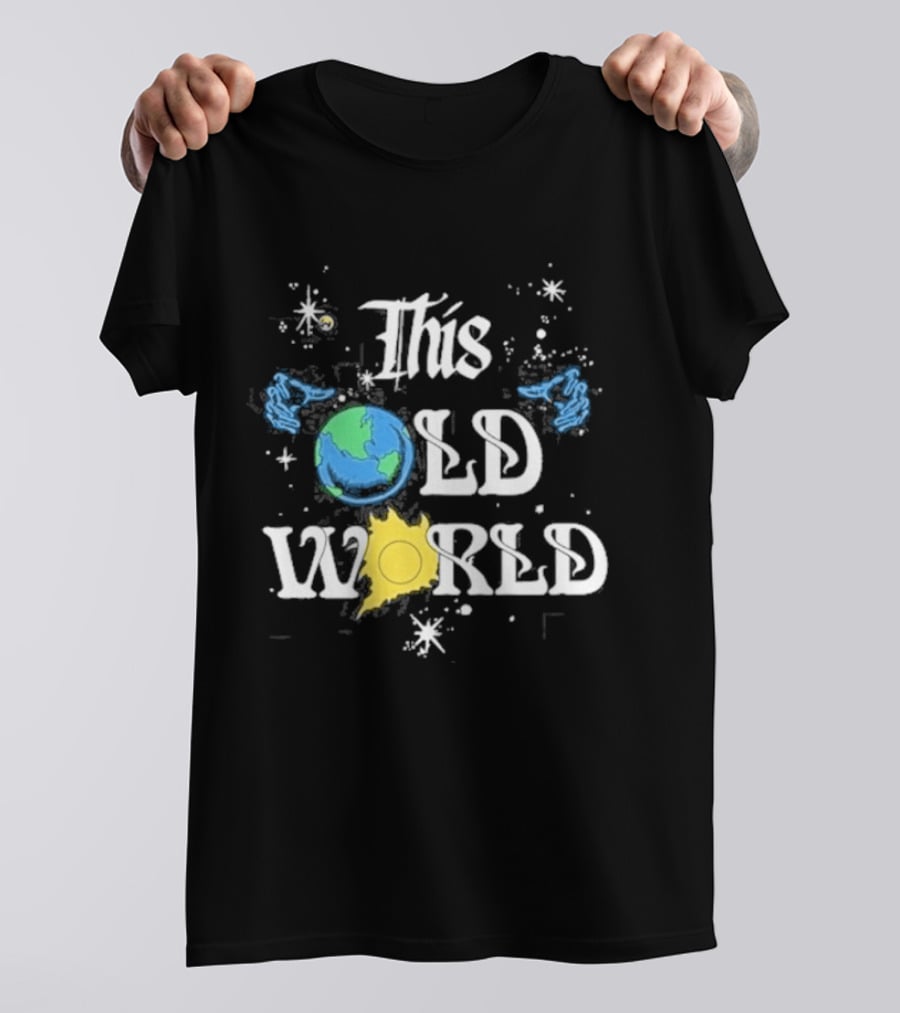 Celestial Earth Sun And Stars This Old World T-Shirt