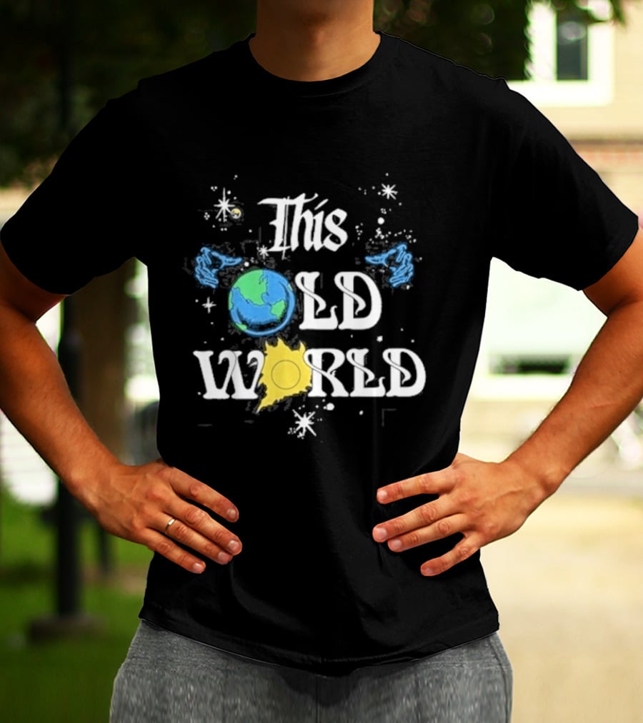 Celestial Earth Sun And Stars This Old World T-Shirt