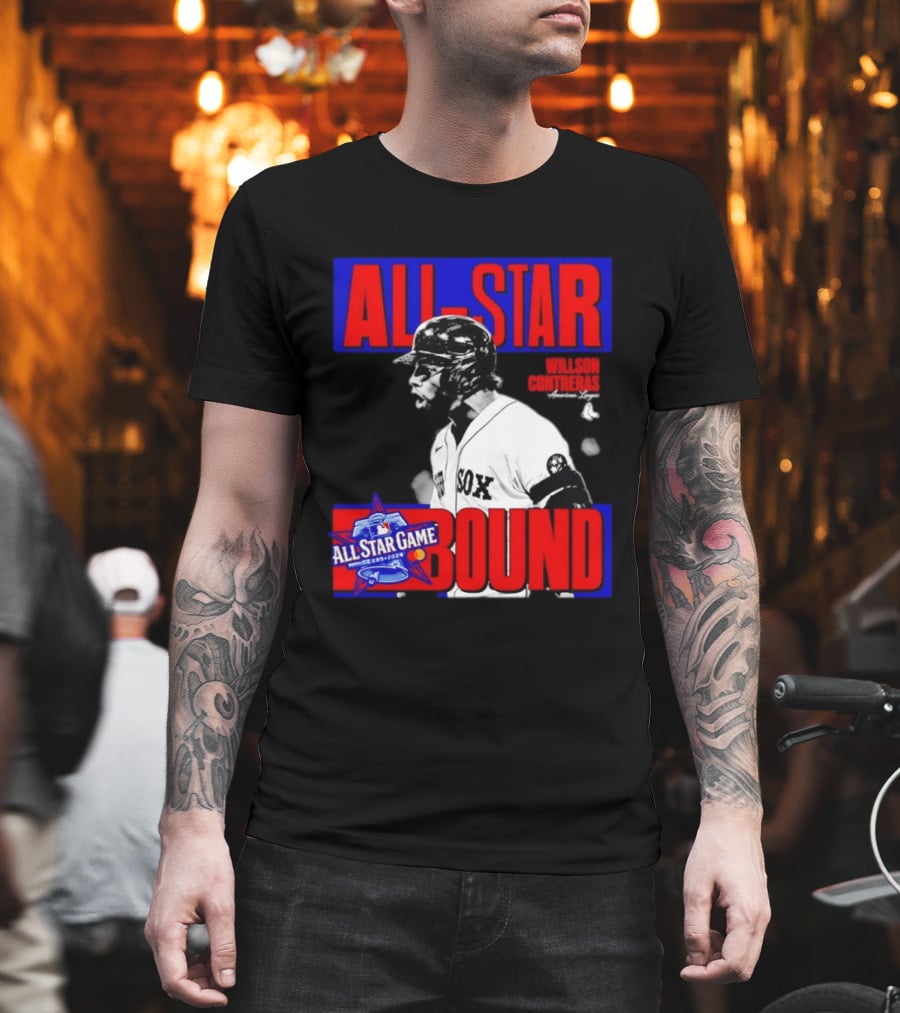 All Star Bound 2024 Willson Contreras Texas American League T-Shirt