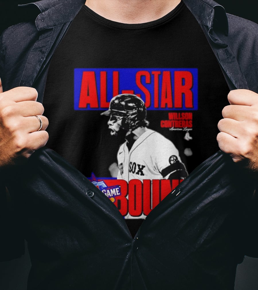 All Star Bound 2024 Willson Contreras Texas American League T-Shirt