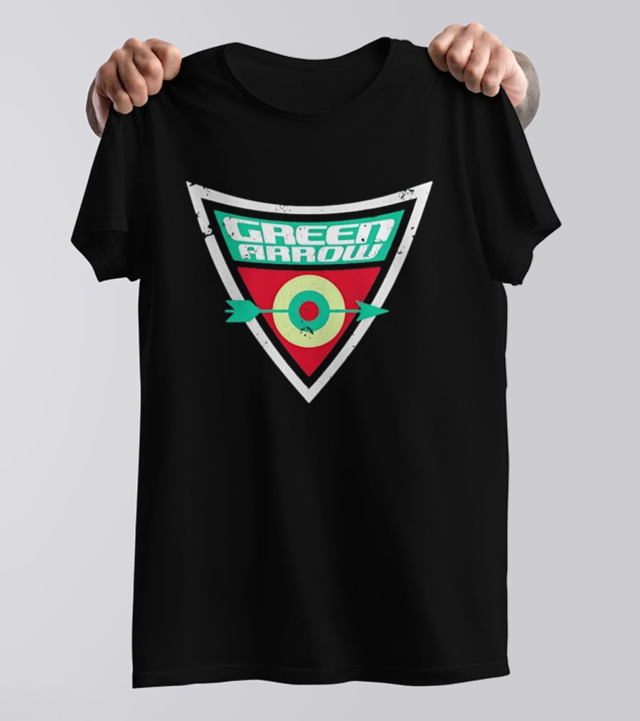 Green Arrow Archery Target Shield T-Shirt