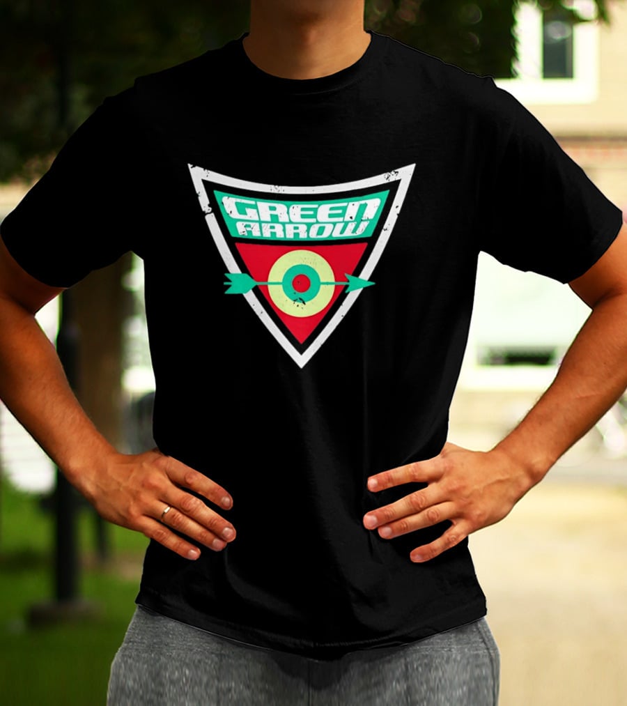 Green Arrow Archery Target Shield T-Shirt