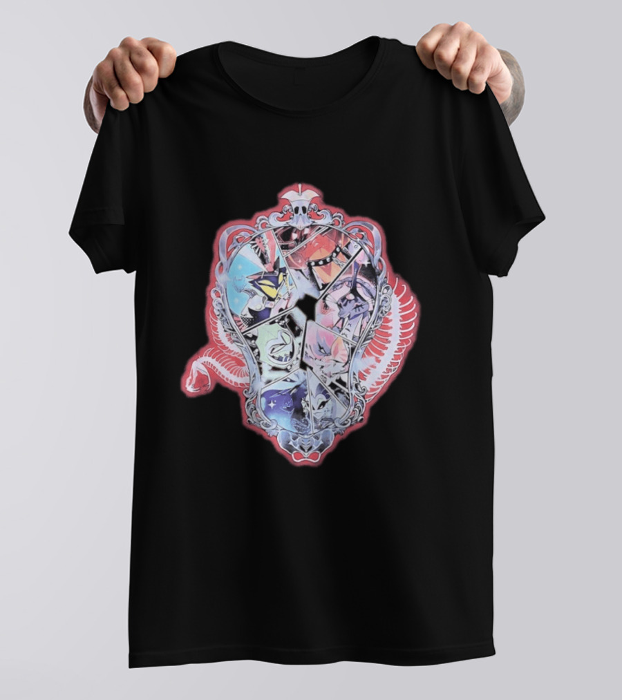 Helluva Boss Seven Deadly Sins Characters T-Shirt