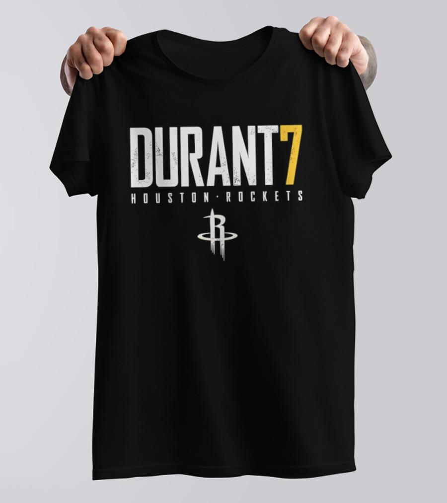 Kevin Durant 7 Houston Rockets NBA Basketball Jersey T-Shirt