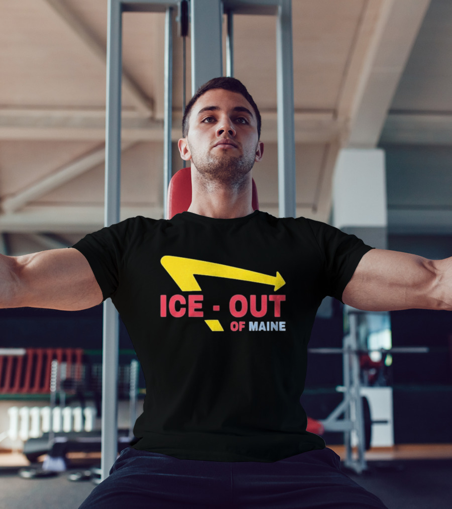 Ice Out Of Maine 2026 Arrow T-Shirt
