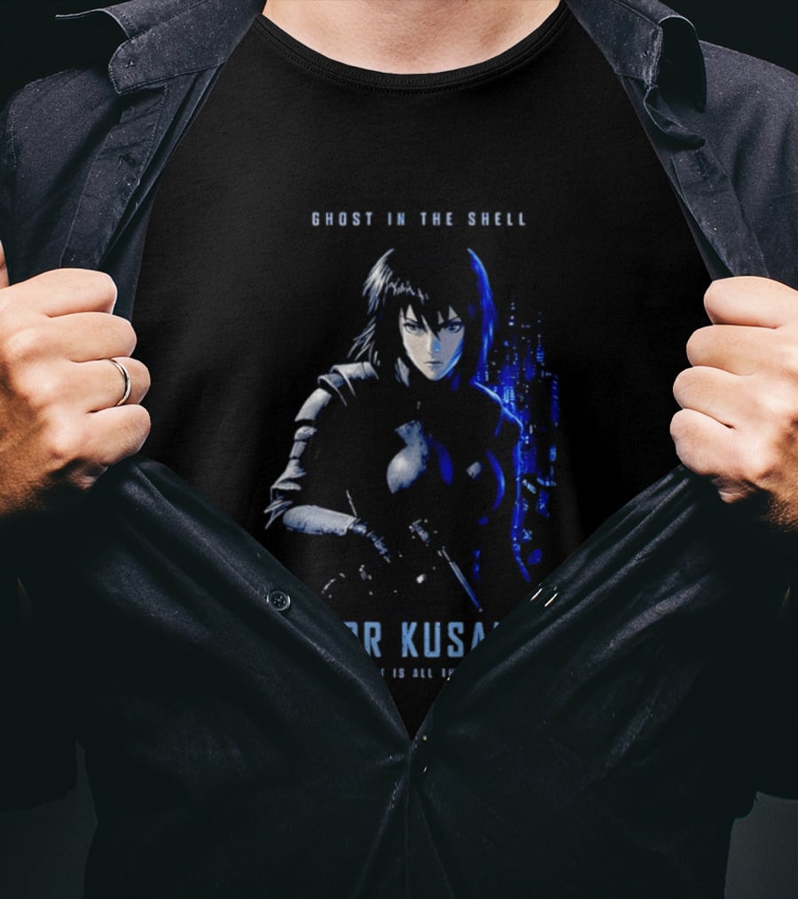 Ghost In The Shell Major Kusanagi Your Ghost Is All That Remains T-Shirt