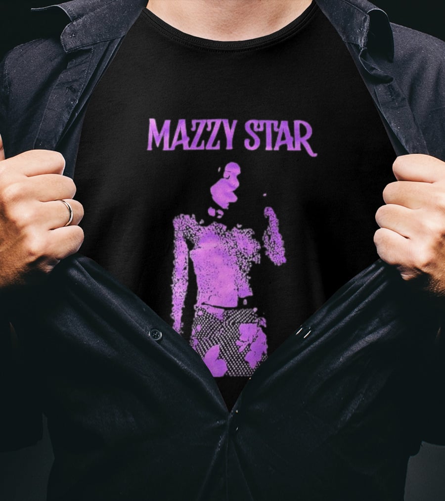 Mazzy Star Hope Sandoval Purple Aesthetic Alternative Rock T-Shirt
