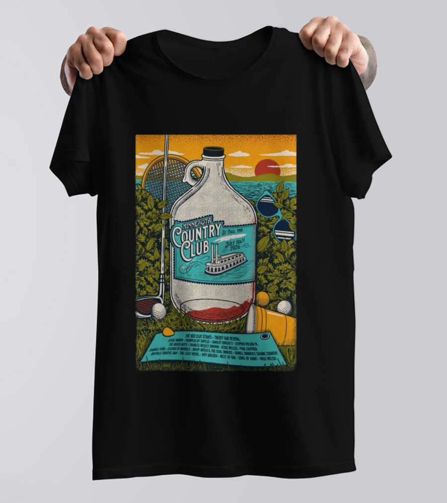 Minnesota Country Club Festival July 10 11 2026 Harriet Island Regional Park St. Paul MN T-Shirt