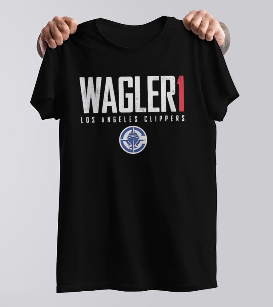 Wagler 1 Los Angeles Clippers NBA Name And Number T-Shirt