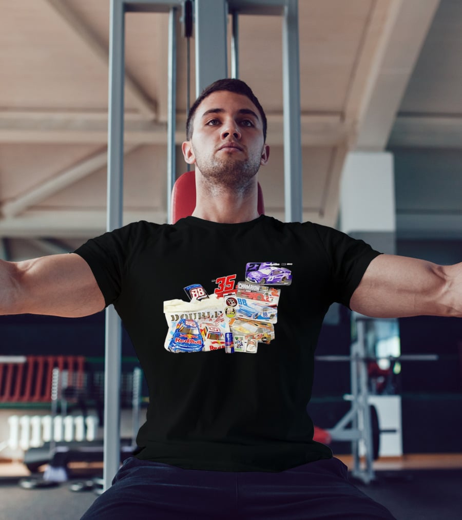 NASCAR Bubba Wallace Red Bull Racing 88 Double Champion 35 Collection T-Shirt