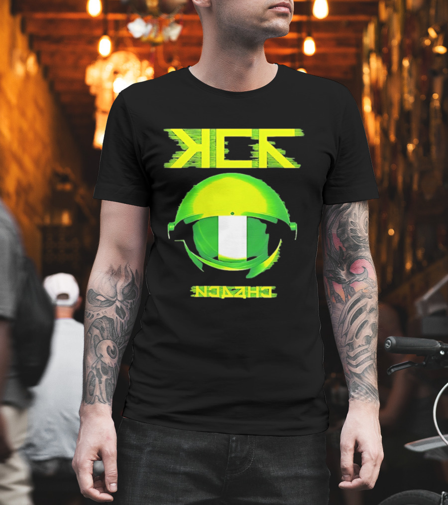 Nigeria Kick Astronaut Helmet Space Nigerian Flag T-Shirt