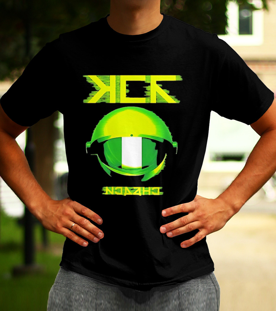 Nigeria Kick Astronaut Helmet Space Nigerian Flag T-Shirt