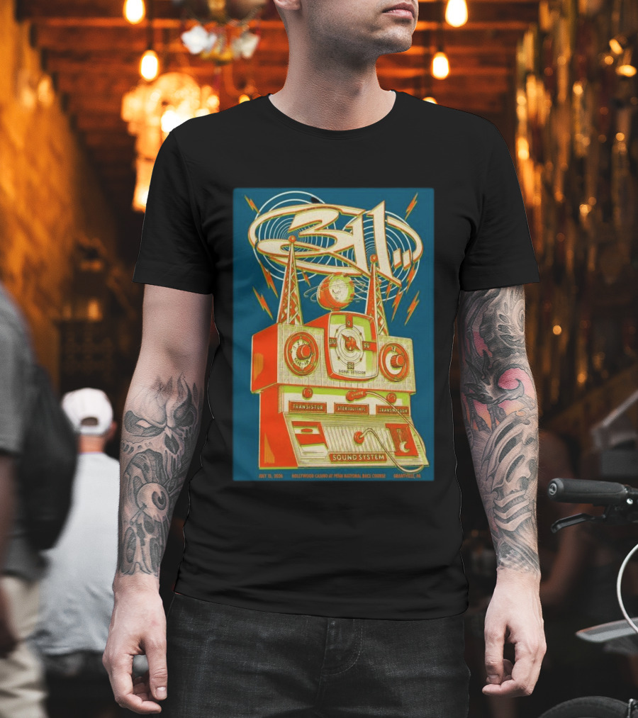311 Grantville PA July 25 2026 Hollywood Casino Sound System T-Shirt