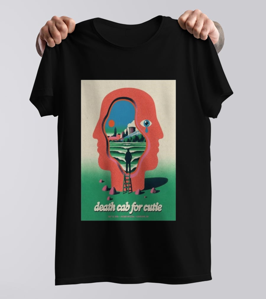Death Cab For Cutie July 15 2026 Jacobs Pavilion Cleveland OH Tour T-Shirt