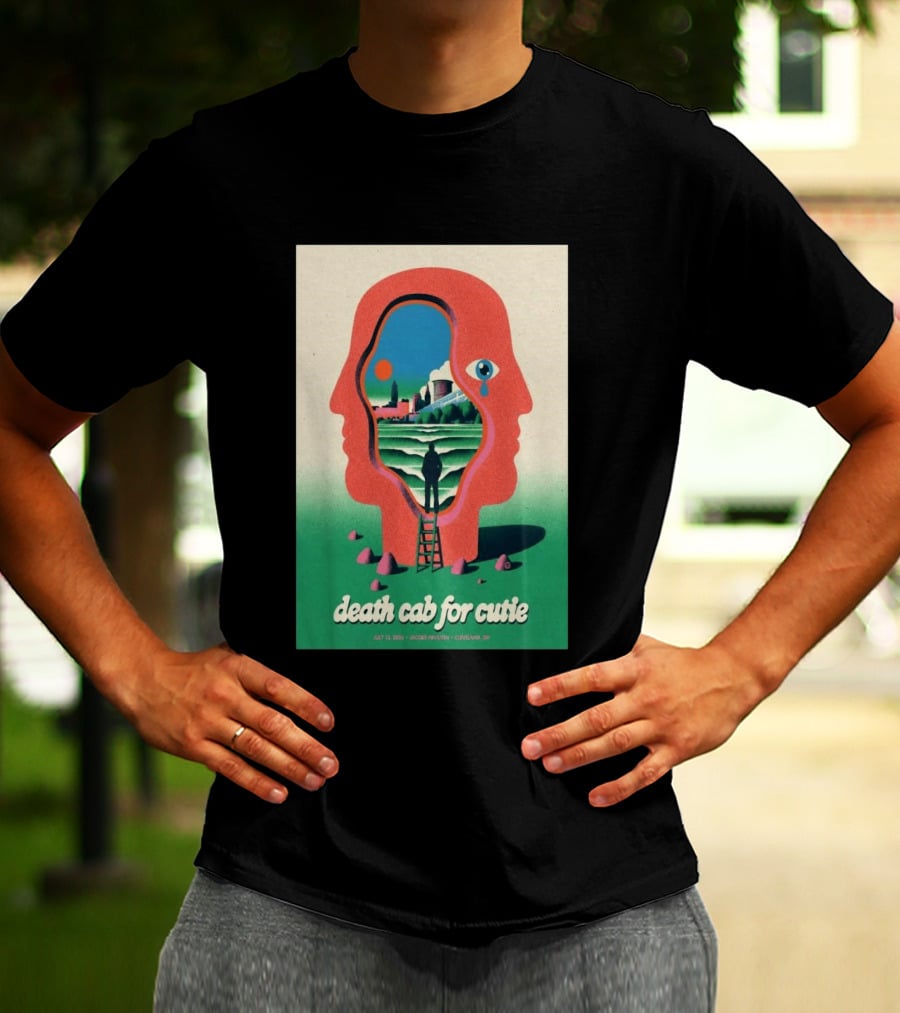 Death Cab For Cutie July 15 2026 Jacobs Pavilion Cleveland OH Tour T-Shirt