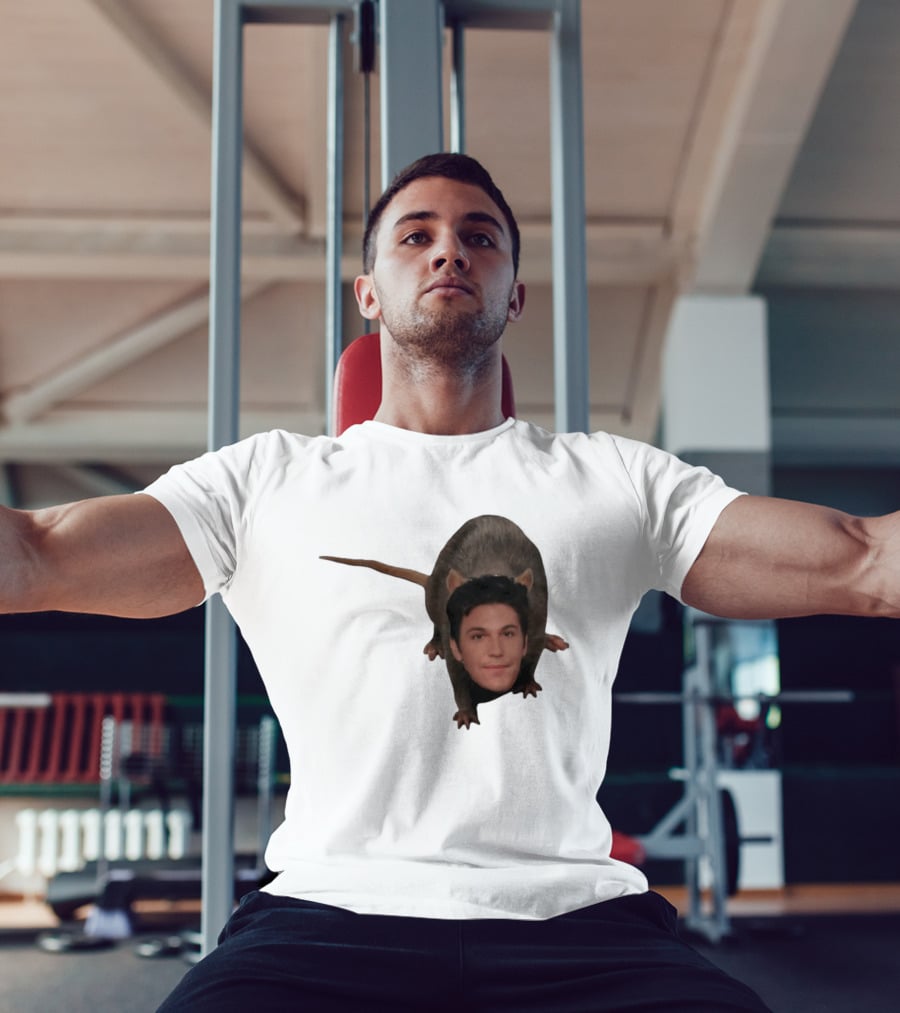Ben Affleck Rat Meme Face Mashup T-Shirt