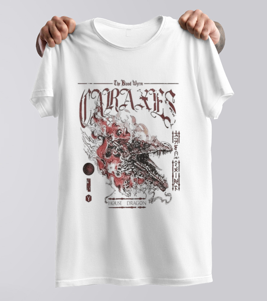 Caraxes House Of The Dragon The Blood Wyrm Fantasy Beast T-Shirt