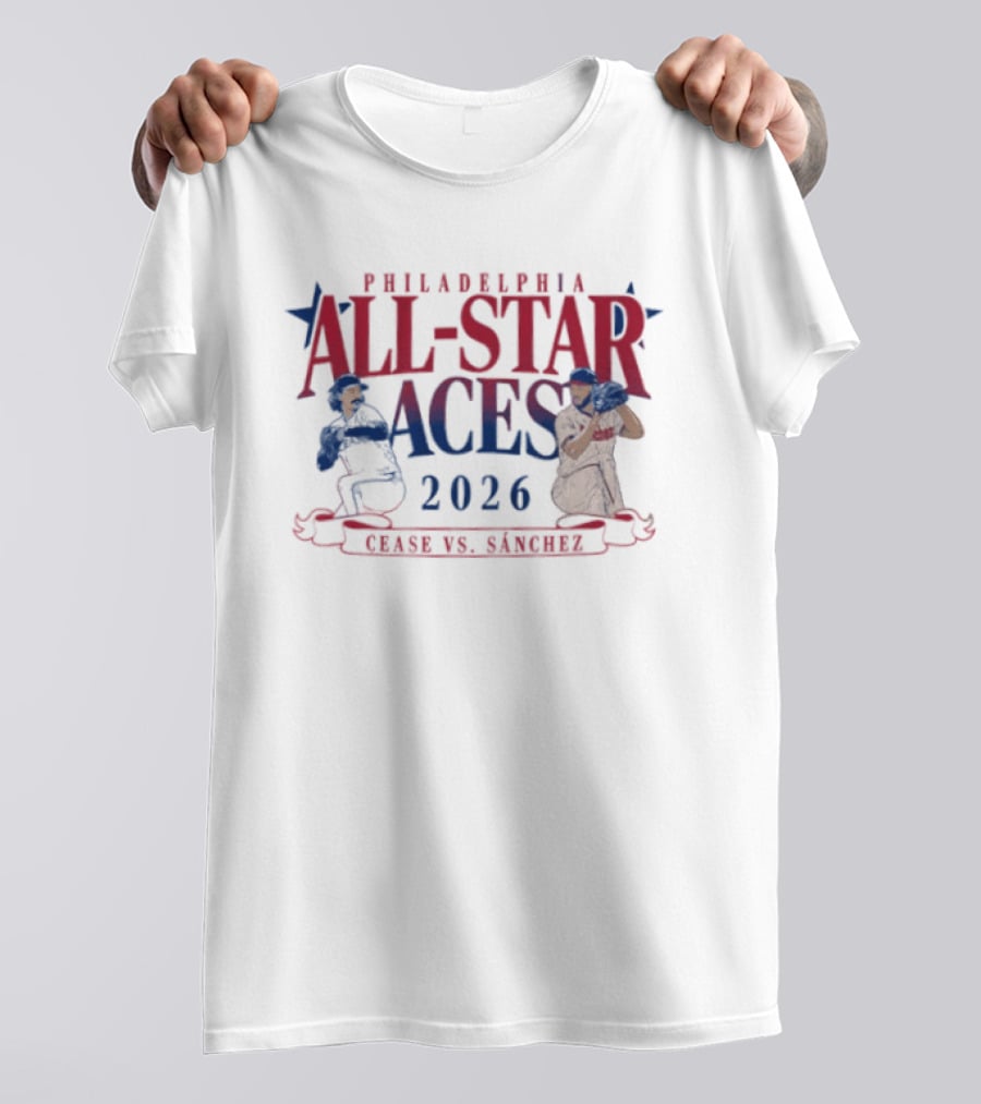 Philadelphia All Star Aces 2026 Cease Vs Sánchez T-Shirt