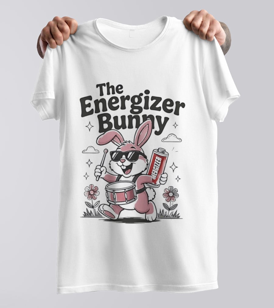 The Energizer Bunny Drummer Battery T-Shirt