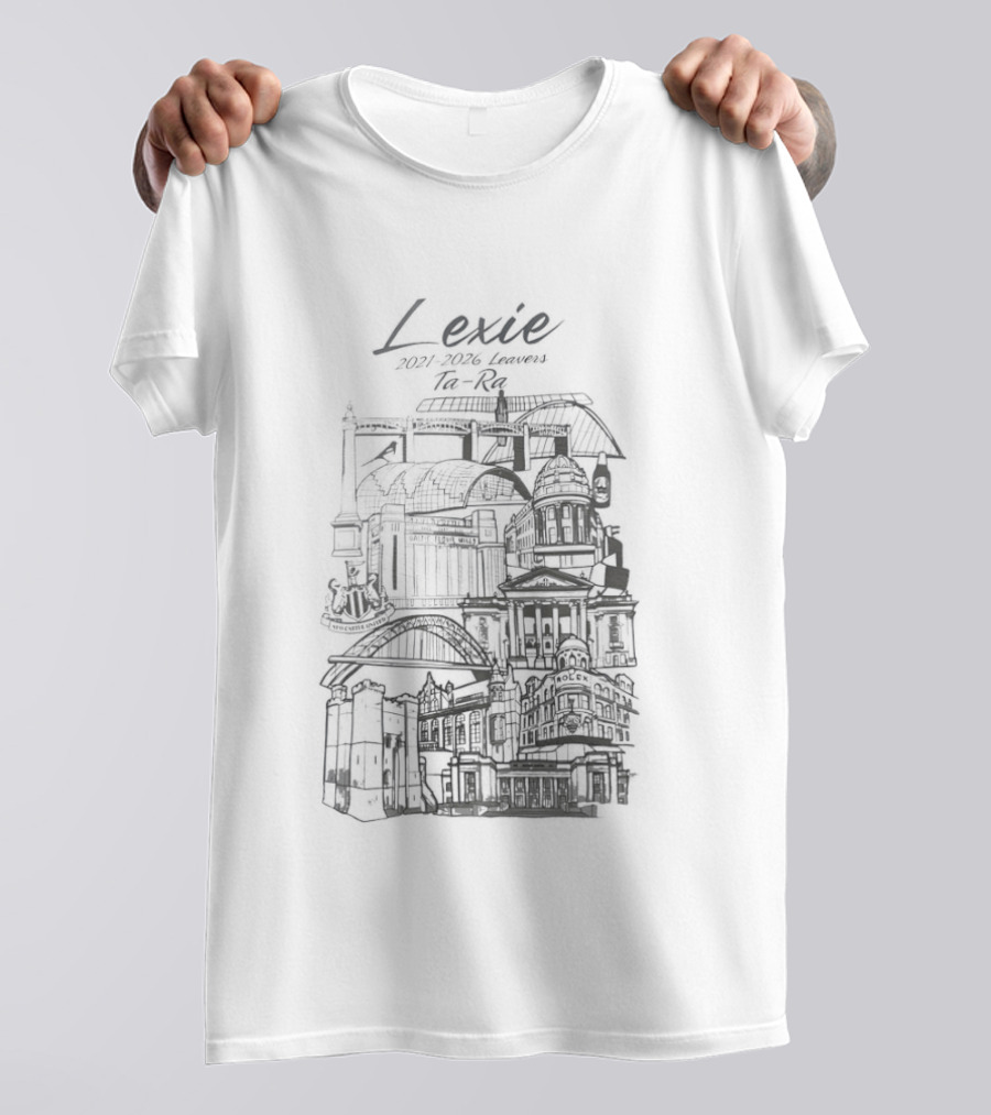 Lexie 2021 2026 Ta Ra Newcastle Upon Tyne City Landmarks T-Shirt