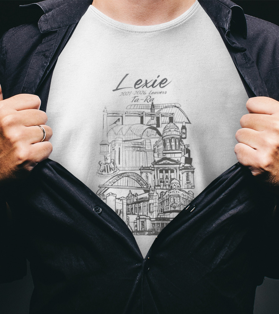 Lexie 2021 2026 Ta Ra Newcastle Upon Tyne City Landmarks T-Shirt
