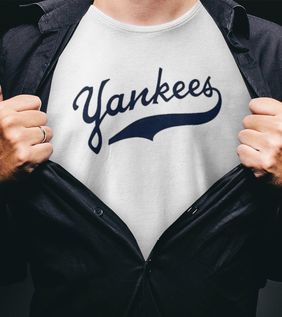 Yankees Script Baseball Yankees T-Shirt