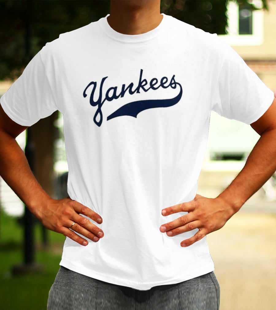 Yankees Script Baseball Yankees T-Shirt