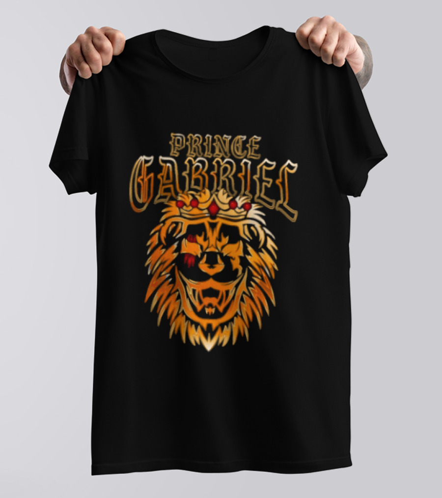 Prince Gabriel Lion King Crown Royal King T-Shirt