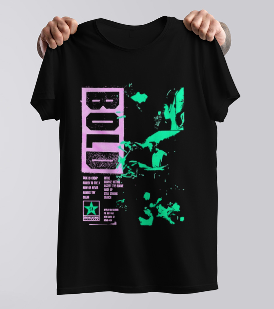 Revelation Records Talk Is Cheap Nailed To The X Positive Scene Unity Hardcore Punk T-Shirt