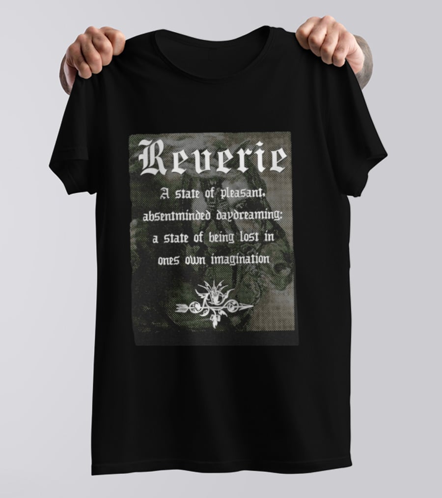 Reverie A State Of Pleasant Absentminded Daydreaming Imagination T-Shirt
