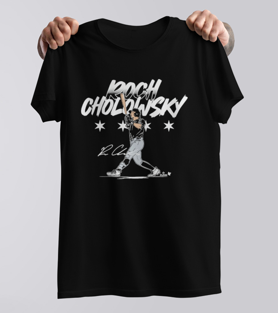 Roch Cholowsky Slugger Signature Swing With Stars And Signature T-Shirt