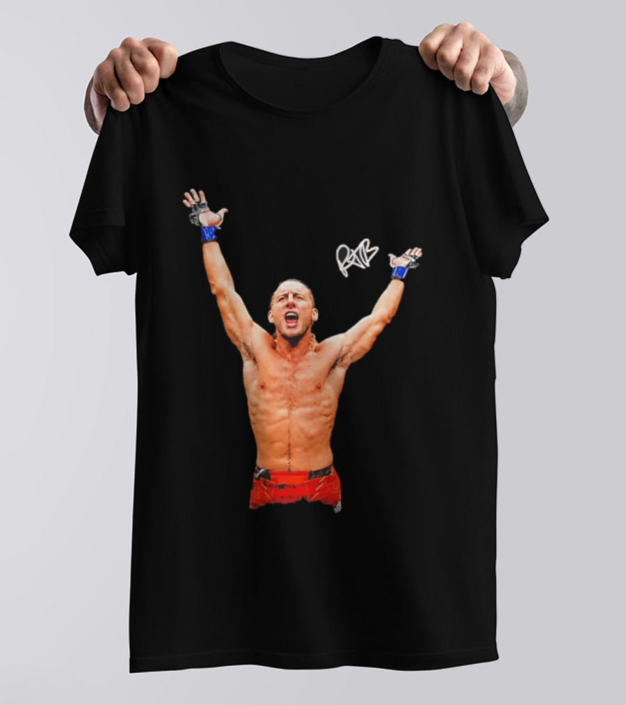 Ryan Hall UFC 2026 Victory Celebration Champion Pose T-Shirt