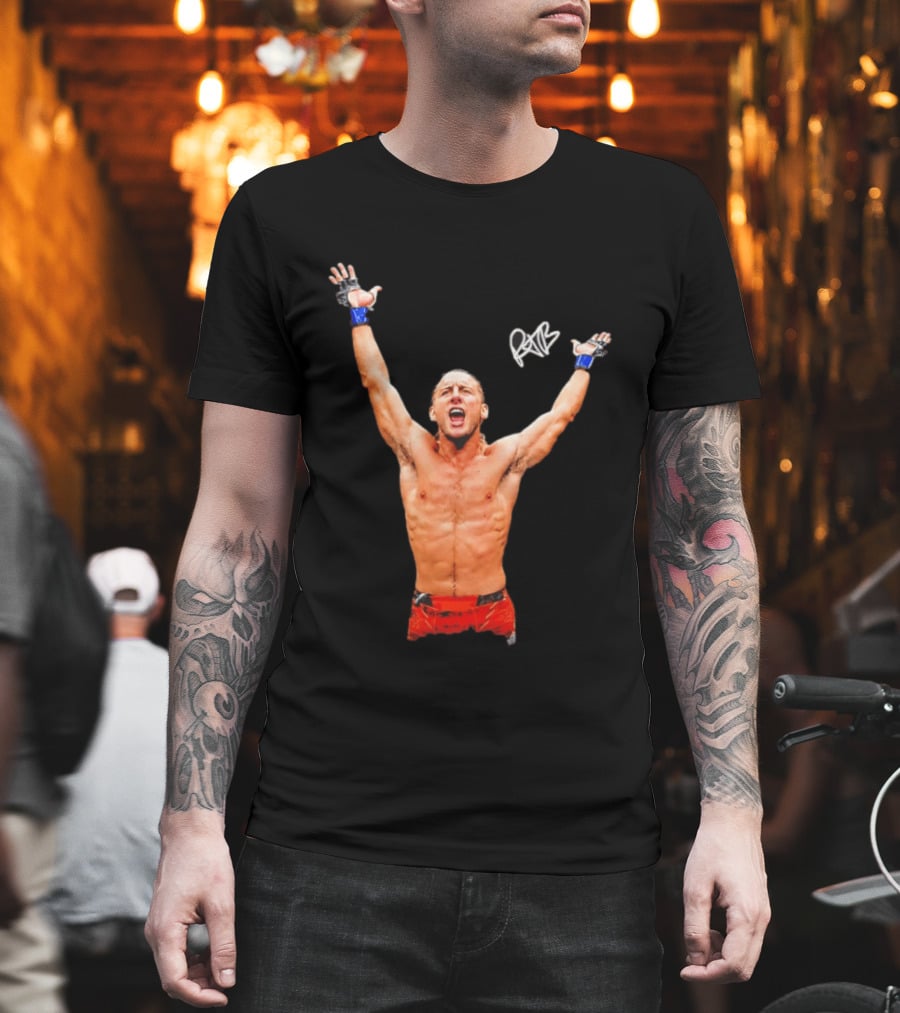 Ryan Hall UFC 2026 Victory Celebration Champion Pose T-Shirt