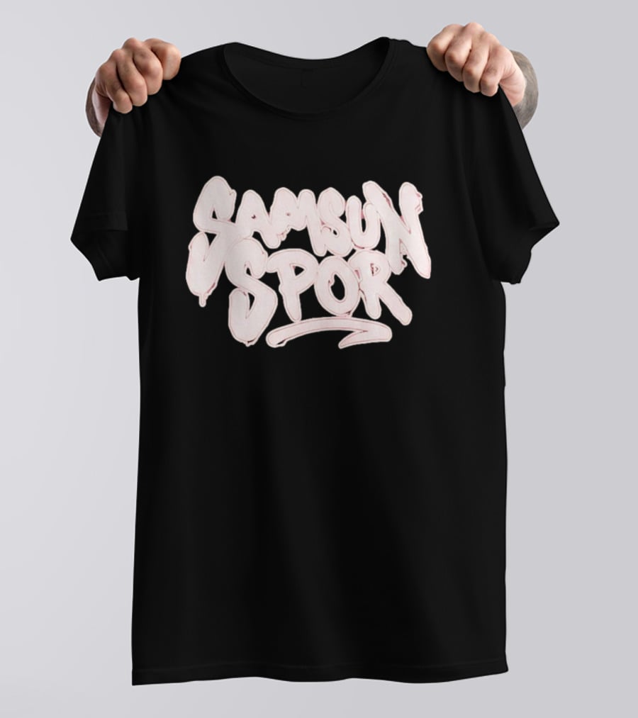 Samsun Spor Yeni Oversize Yıkamalı T-Shirt