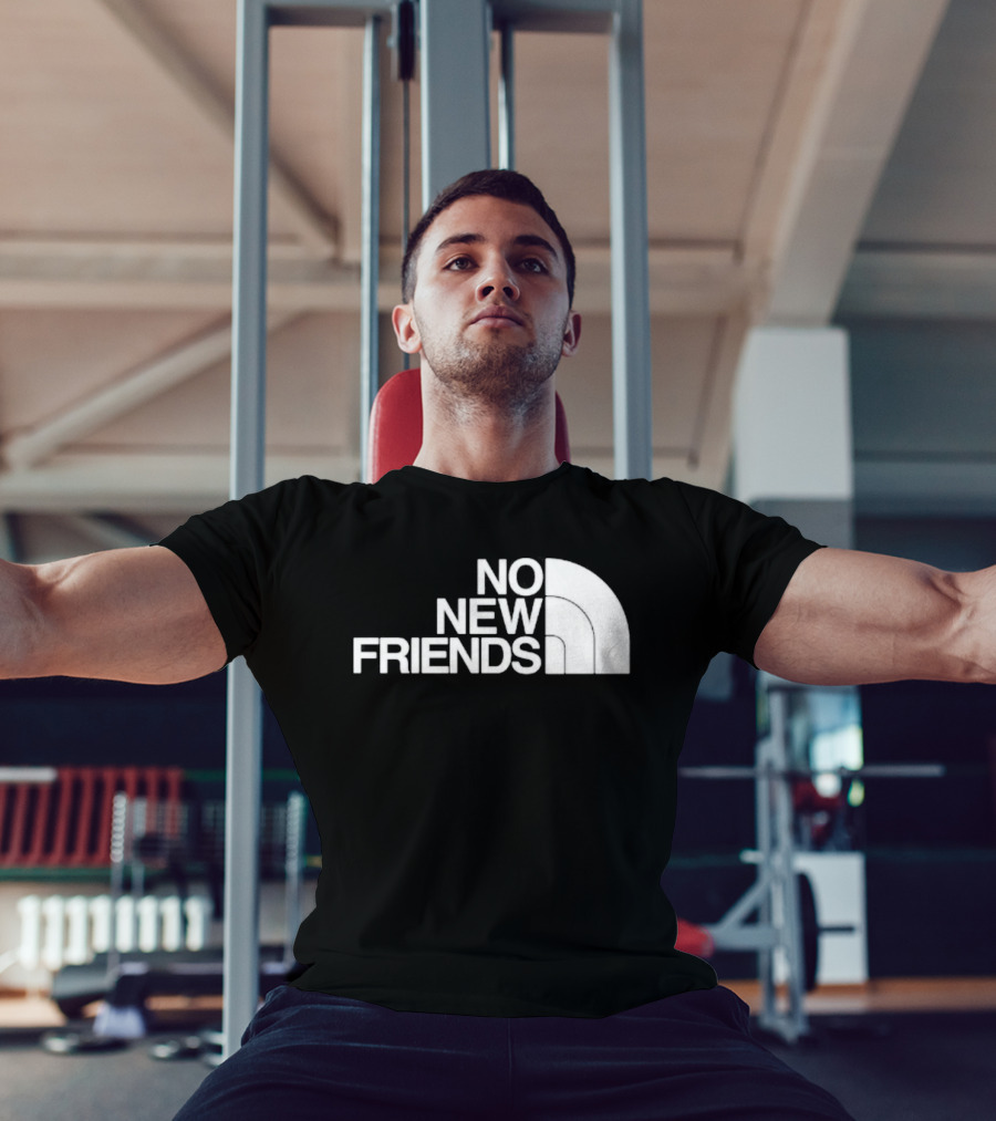 Saosin No New Friends North Face T-Shirt