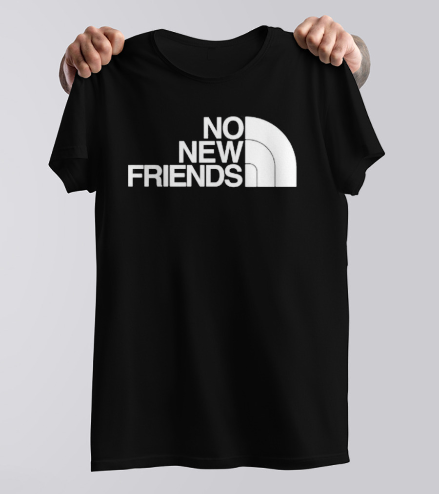 Saosin No New Friends North Face T-Shirt
