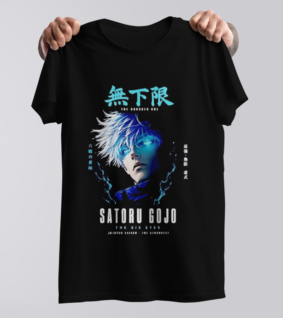 Satoru Gojo The Six Eyes Jujutsu Kaisen The Honored One T-Shirt