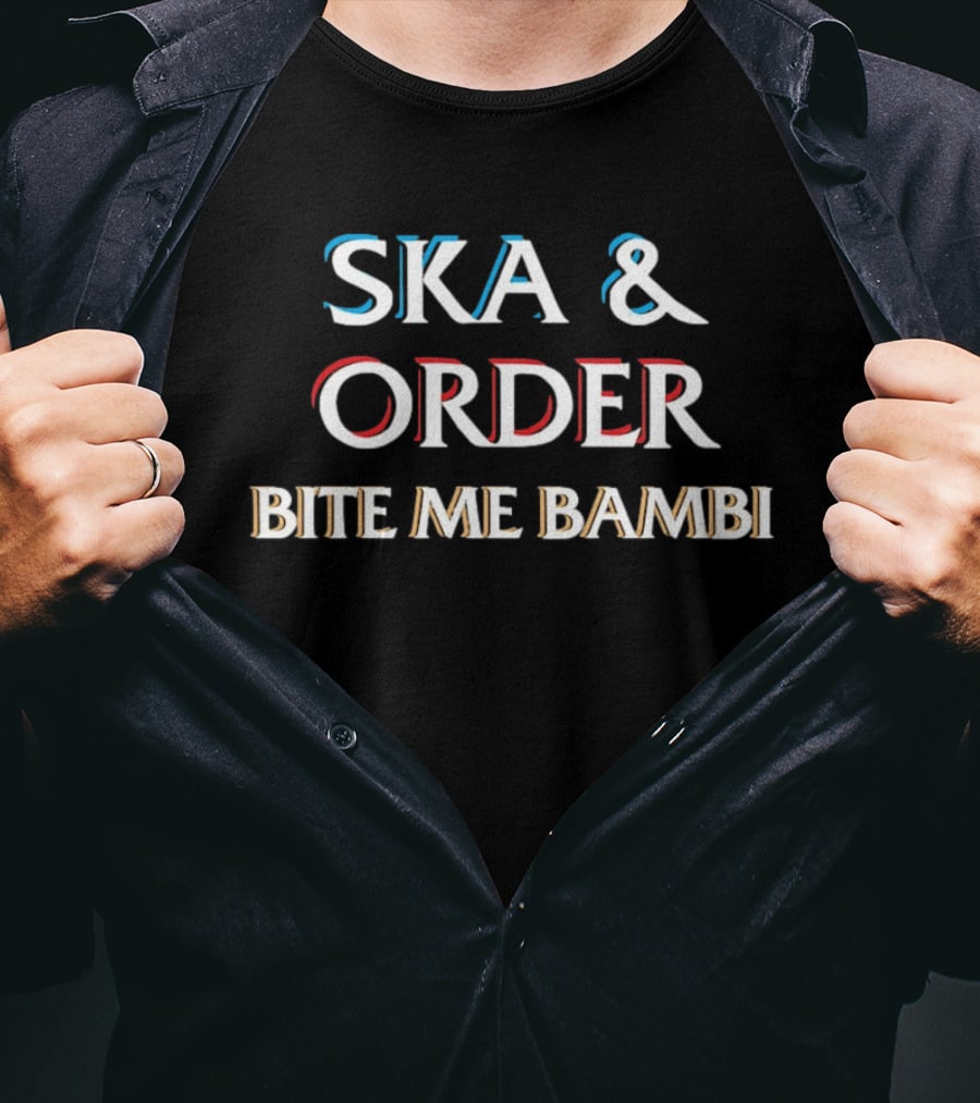 Ska And Order Bite Me Bambi Iconic Music Fusion T-Shirt