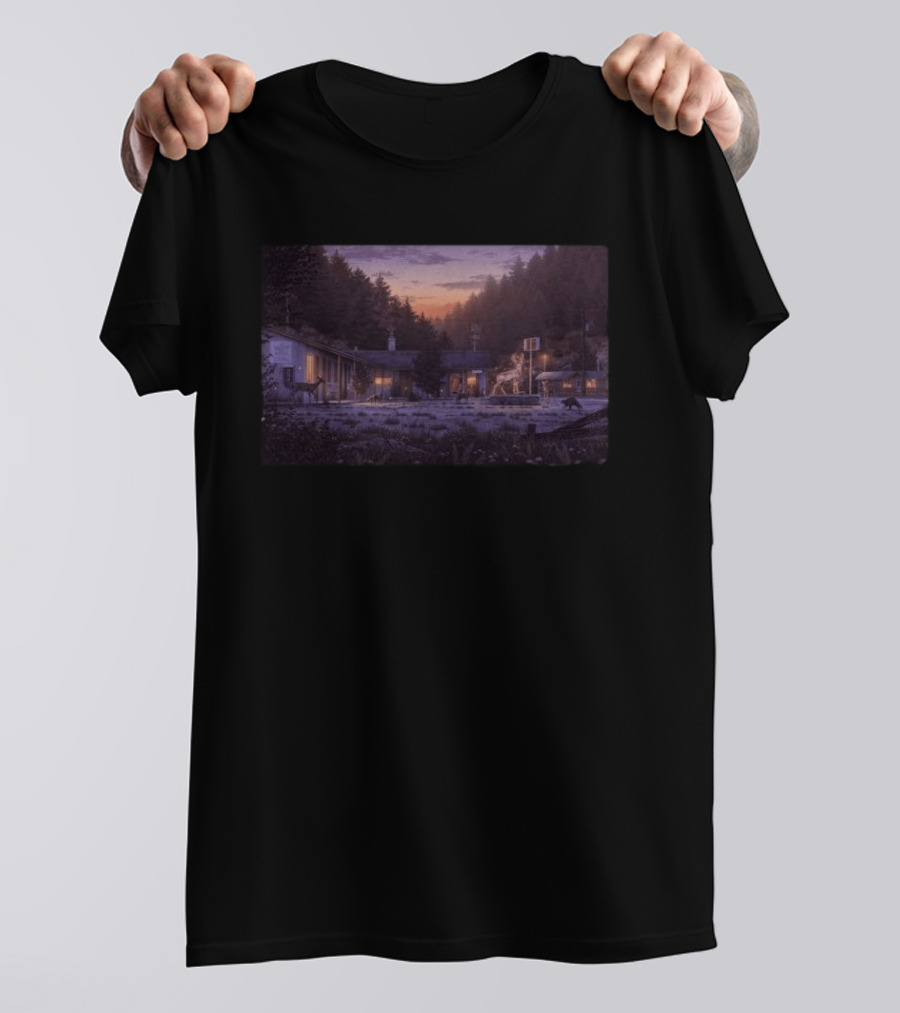 The Head And The Heart Red Rocks CO July 15 16 2026 Motel Sunset Forest Deer T-Shirt