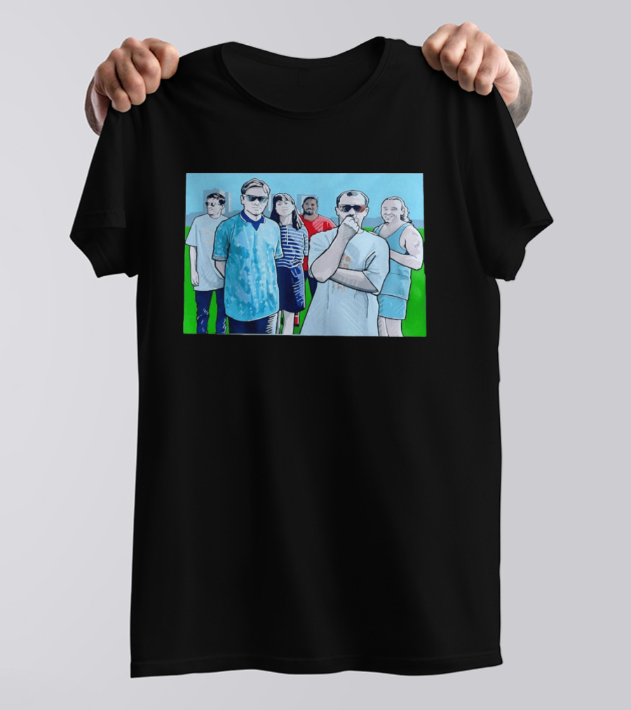 The Office Cast Illustrated Group Scene T-Shirt