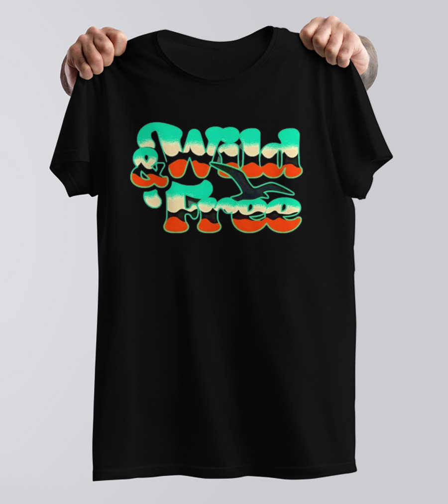 Wild And Free Bird Flight T-Shirt