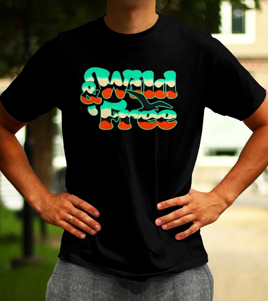 Wild And Free Bird Flight T-Shirt