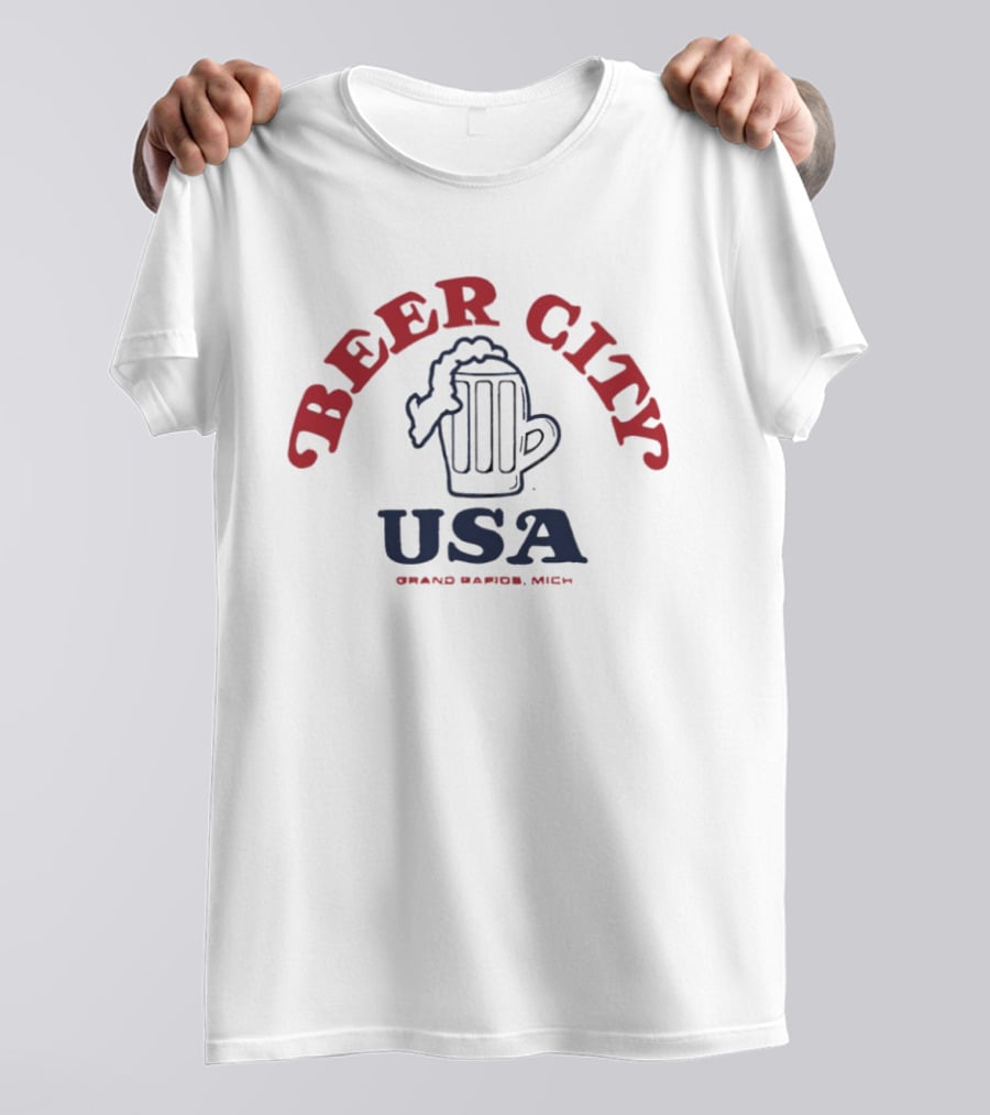 Beer City USA Grand Rapids Michigan Pint T-Shirt