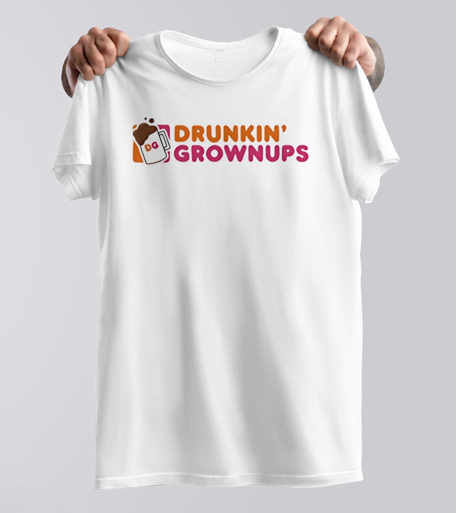 Drunkin Grownups DG Beer Foam Fun T-Shirt