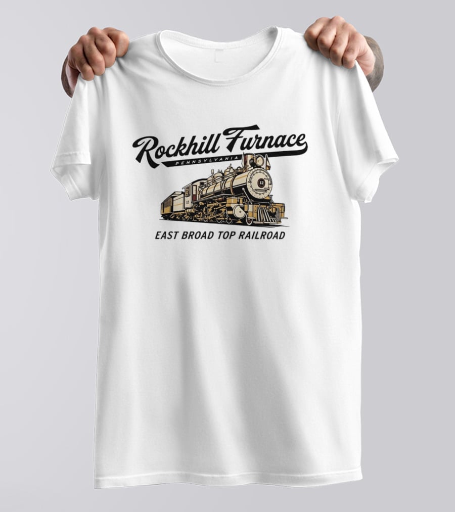 Rockhill Furnace Pennsylvania East Broad Top Railroad Steam Train 12 T-Shirt