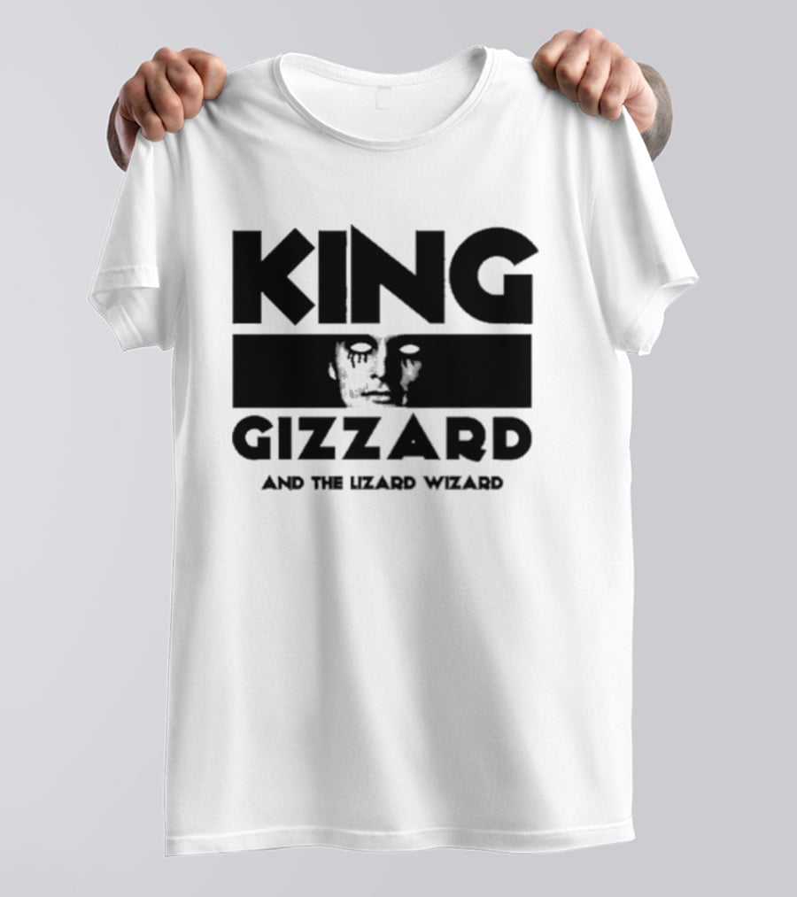 King Gizzard And The Lizard Wizard Face Illusion T-Shirt