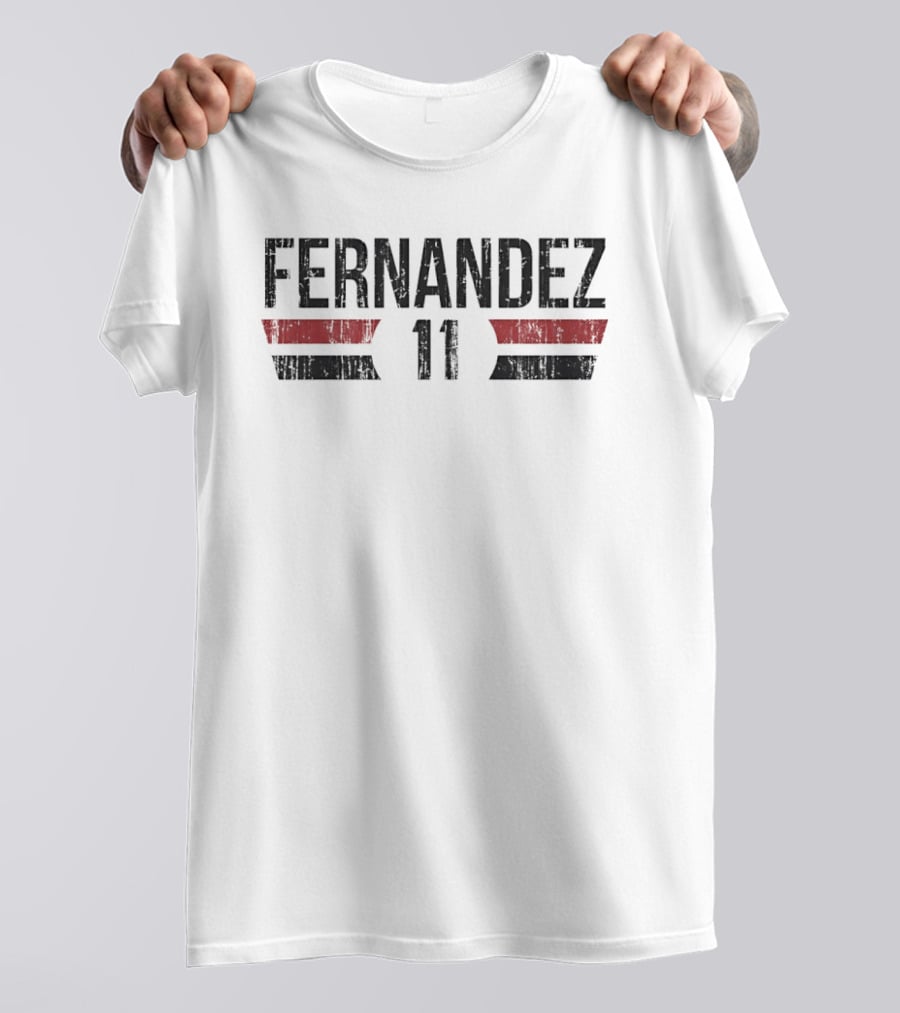 Fernandez 11 Arizona Diamondbacks Player Name And Number T-Shirt