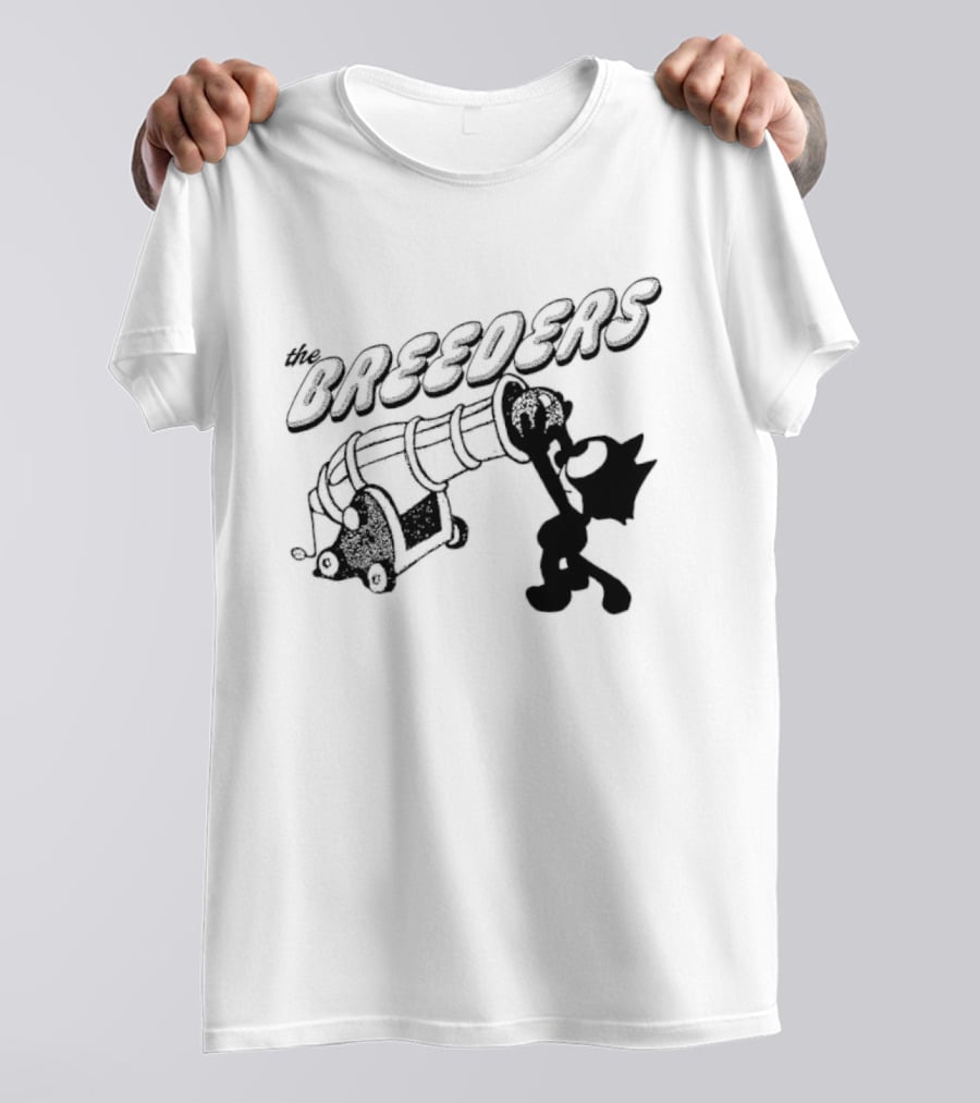 The Breeders Felix The Cat Cannon Alternative Rock T-Shirt